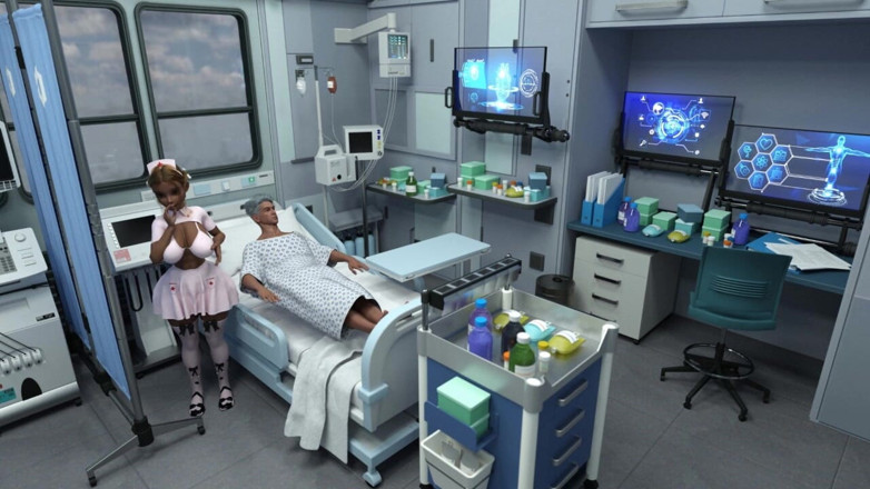 Custom Fantasy Productions: Sjuksköterska Goodbody's Fun Fertility Clinic