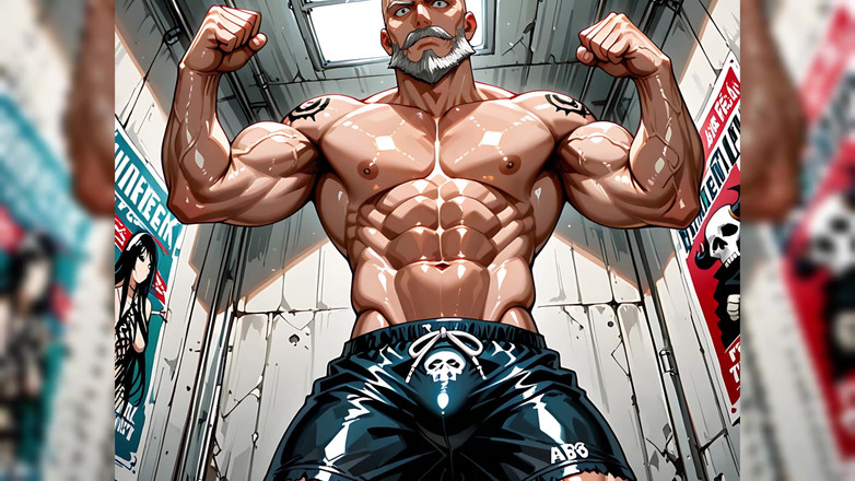 Erotic Man: Ai hombres con enormes músculos