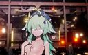 Smixix: Honkai Star Rail mmd hit 和 run 火火裸体舞蹈 hentai mmd 3d 翡翠尾巴颜色编辑 smixix