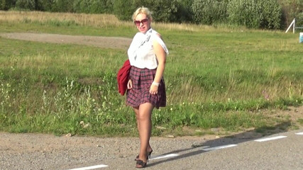 Nylon-Heels: Business style - sexy lady (full version)