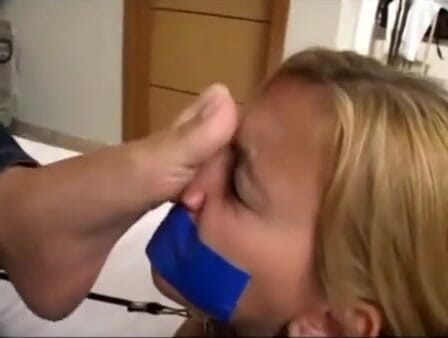Foot Girls: Sock sniffing and foot gagging