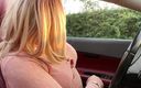 Kellycd: Amateur crossdresser Kellycd2022 sexy milf enjoying her evening car drive...