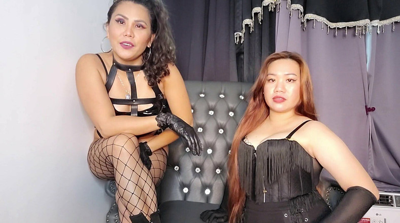 DominaFireOfficial: Chastity slaaf training pov door Dominafire &amp; Mizzired