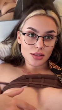 Hot Brunette Shows How to Suck Cock and Gets a Cum Shot on Her Face