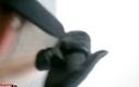 SuTho69: Stimulating you with my wet black gloves