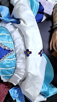 Real Cosplay Couple Passionate Fucking and Sucking Eachother (cosplay Rem and Felix From Re:zero)