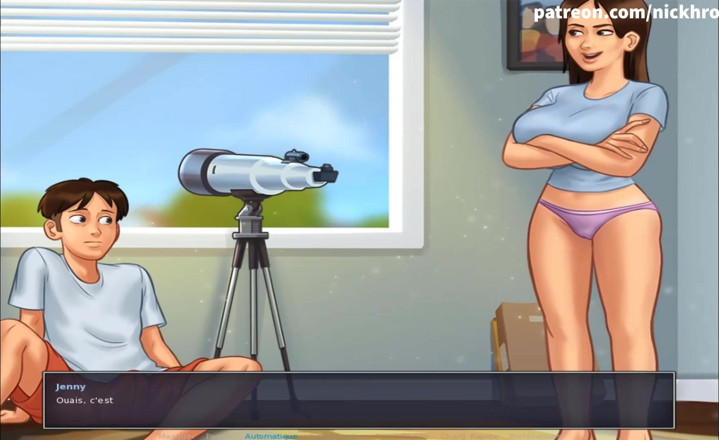 Cartoon Universal: Summertime saga part 145 - woman without sex 1 year  ( French sub )