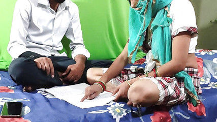 sakshi_raniii: Seksi Hintli desi öğrenci tution öğretmeniyle çok sert sikişiyor