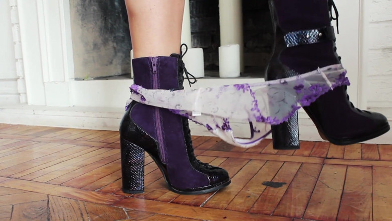 Dream Factory: Striptease near fireplace