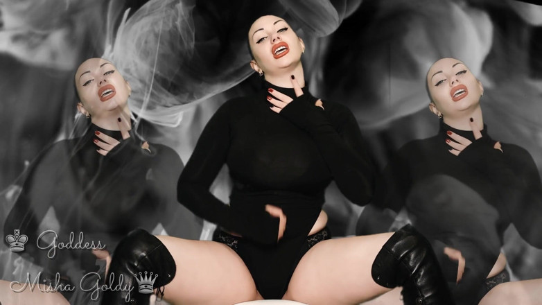 Goddess Misha Goldy: You are more interested in cock than pussy! You are...
