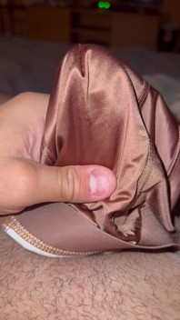Brown Satin Panties