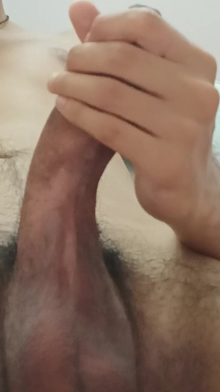 slayboy69: Hot Boy Edging His Big Cock and Big Balls and...