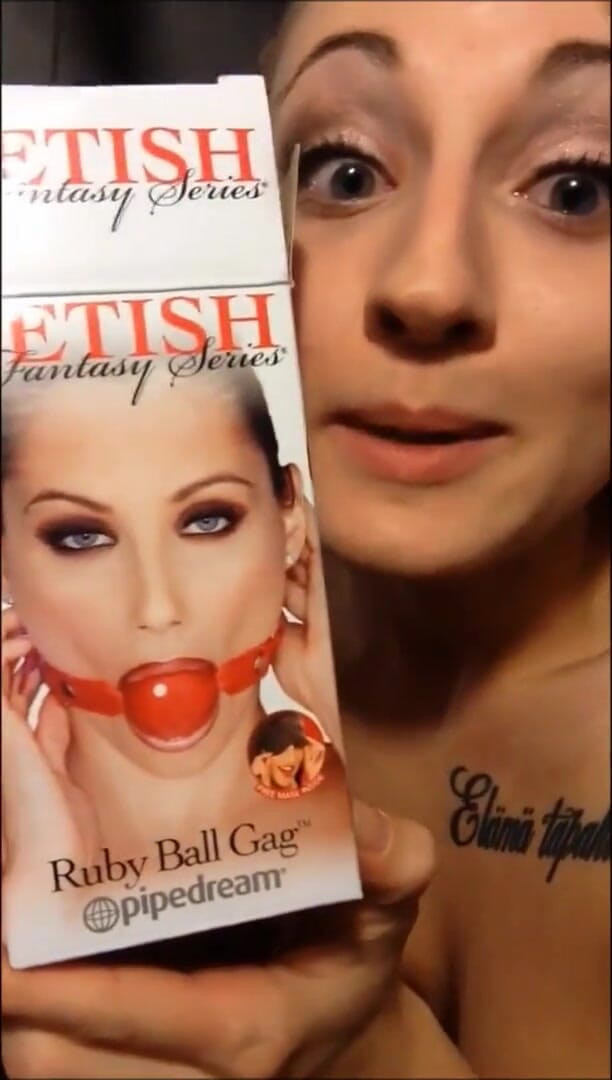 Selfgags classic: I love to be gagged!