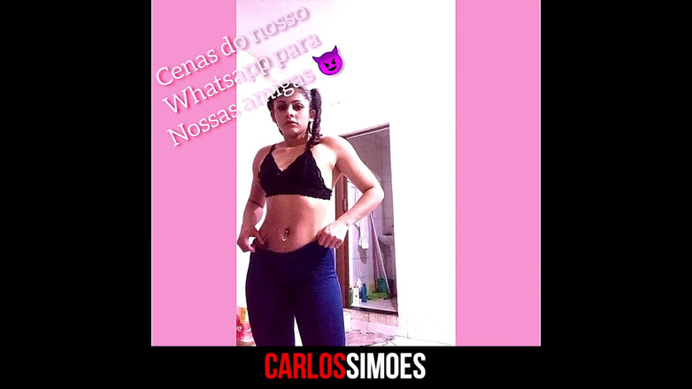 Carlos-Simoes: 친구와 함께하는 젊고 음란한 갈색 머리