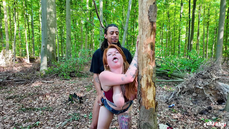 yukinky: A Voyeur in the Forest Fucks 2 Bitches