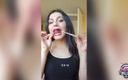 Nikki Montero lesbian life: Freaky tranny teen Canela loves to lick cum out of...