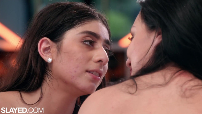 Slayed: Slayed Violet Myers Submits Her Big Natural Tits to Vicki...