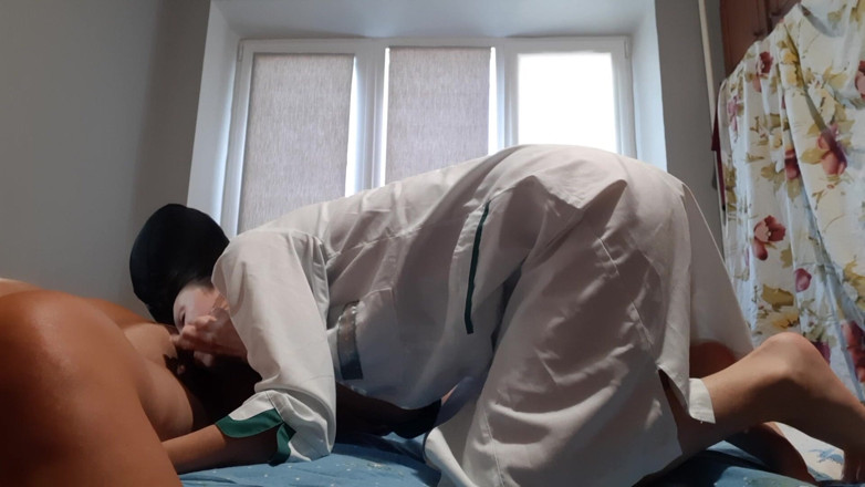 Lesbian-illusion: Two Nurses Fuck a Patient (foot Fetish, Cunnilingus, Nipple Licking)