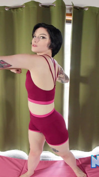Blue Eyed Beauty Decay Rae Nude Yoga and Masturbation