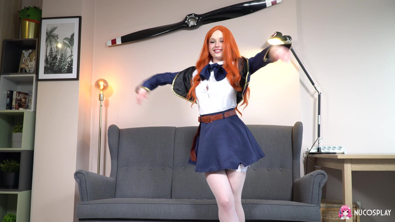 Nu Cosplay: Arielka Is Back as a Horny Redhead Student