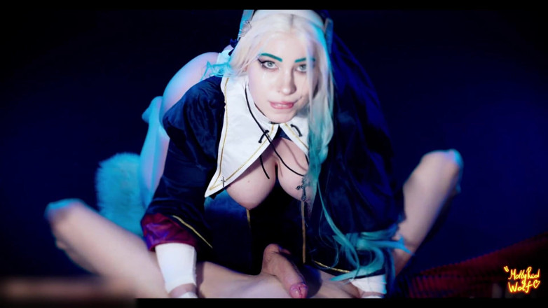 MollyRedWolf: Nun Buffed My Cock on Stamina