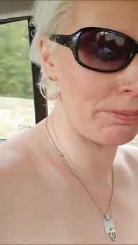 Blowjob in Moving Car
