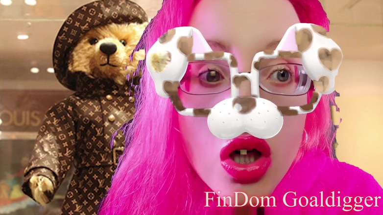 FinDom Goaldigger: Kadın kılıklı sürtük peluş oyuncak dönüşümü