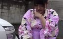 JAPAN IN LOVE: Asian Pussies Scene No. 3 - Japanese Brunette in Kimono Ends in...