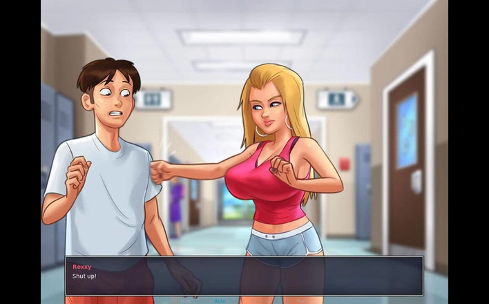 Erotic Krisso: Summer Timesaga - развлекается с возбужденными шлюшками