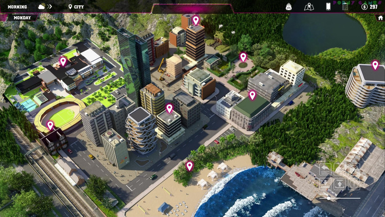 Porny Games: Steps of Debauchery von Fooxied - schlampiger blowjob unter dem dekanpult (6)