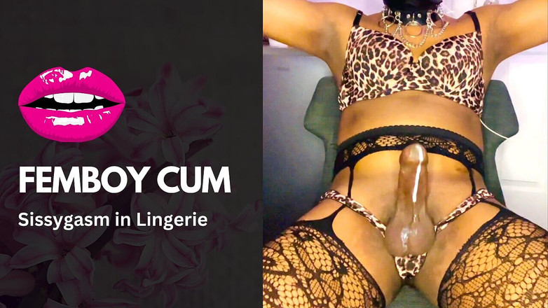 Joanna CD: Kadın kılıklı sürtük kadın oğlan eller serbest orgazm iç çamaşırlı sissygasm