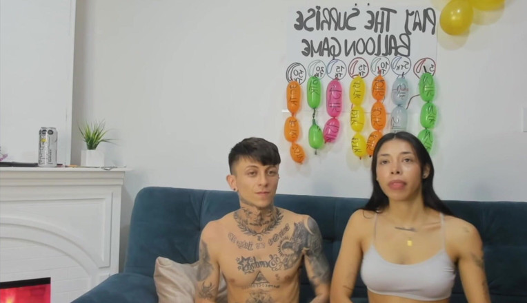 Megan and Max: Couple Sex Dancing and Blowjon in Camera