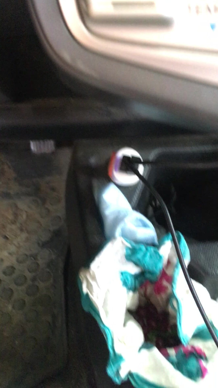 Risky Hairy Couple: I Press the Gas and Brake Pedals in Car