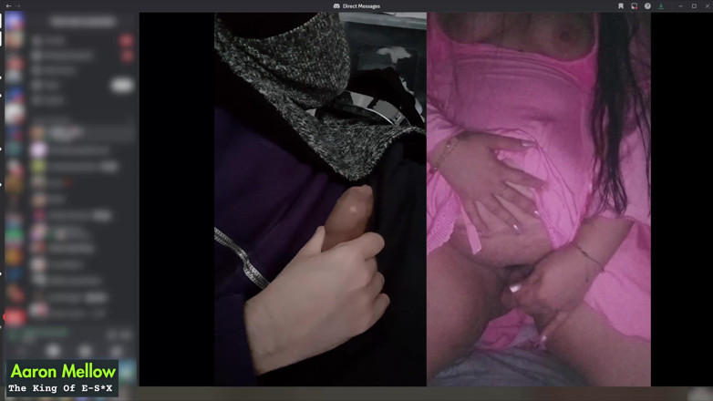 Aaron Mellow: Un appel vidéo avec une bonne fille discordante se transforme...