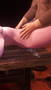 Hot Elf Gets Cum Spray on Her Belly - 3D Porn