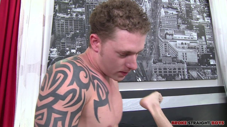 Broke Straight Boys: Adam Stripz Tops Damien Kyle's Ass