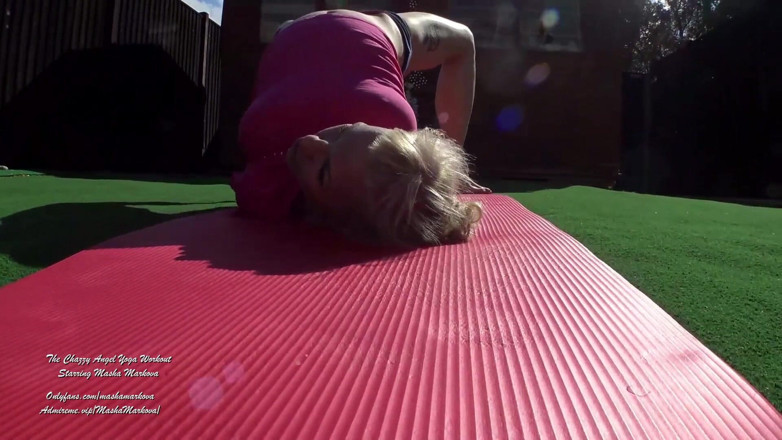 Porno angels: Masha Markova yoga workout