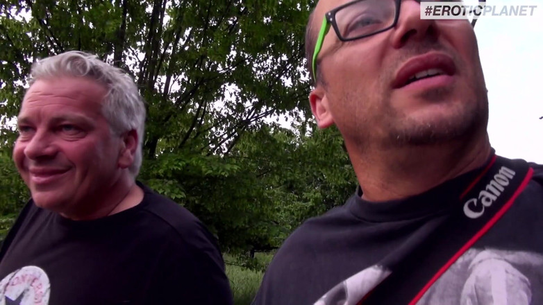 MMV Films: Woman and two guys have sex outdoor and parking lot