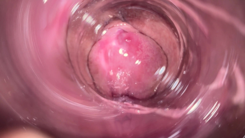 Mia Foster: Caméra dans ma chatte étroite et crémeuse, vue interne de mon...