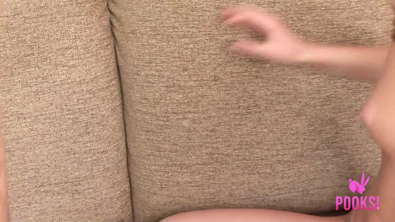 Pooksi: Blonde coed Kimberly sucks dick and gets her pussy banged!