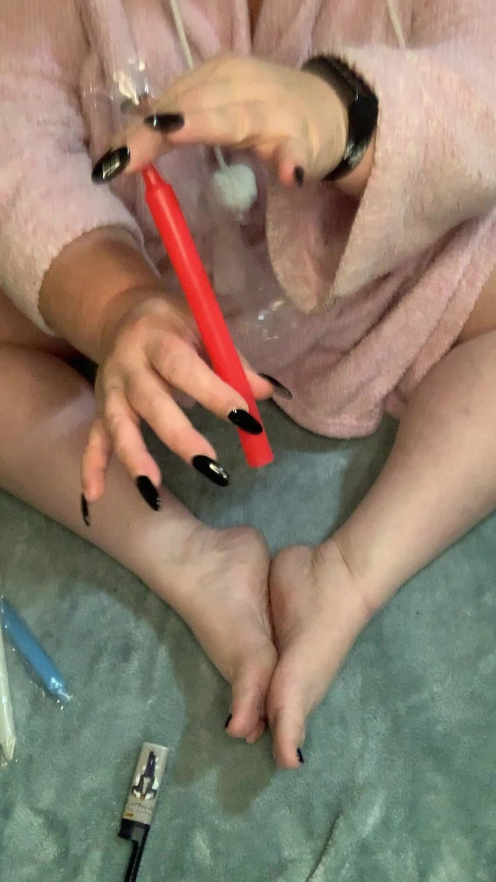 BlancaGirlBBW: Depilar meus pés