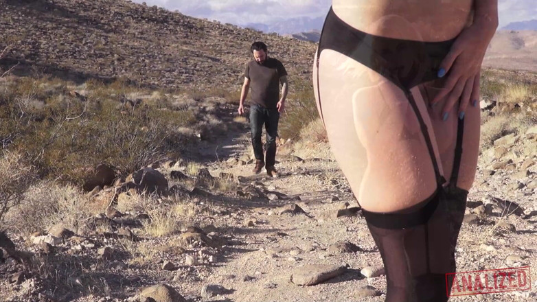 Analized: Chloe Cherry in Desert and Stuffed in Every Hole Outdoors