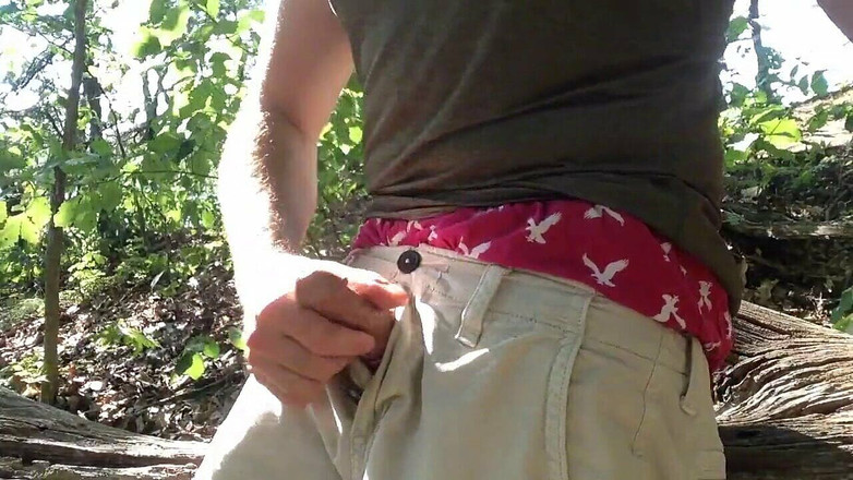 TJenner: 공원 크루즈 ... 나는 물에 의해 외부 딸딸이. POV 정액