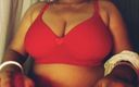 HotGirl21: Hot Girl Open Red Bra Nude Sexy Boobs Press.