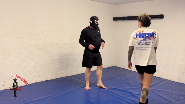 Lgb k inked: Kourtneyinked Vs Masked Rider - Submission Wrestling Showdown