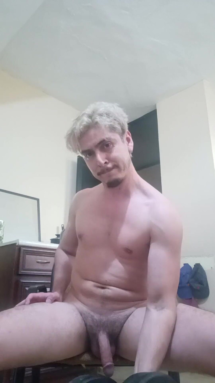 Tabasco Jake: Handsome Stud Flexing and Working Out Naked