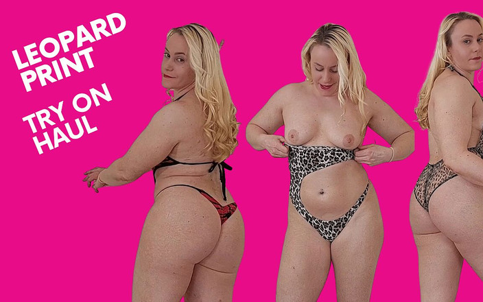 Michellexm: Percubaan pakaian dalam leopard pada haul 2 dengan Michellexm