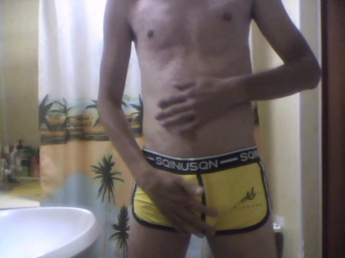 Rafael716: My new show in yellow underwear