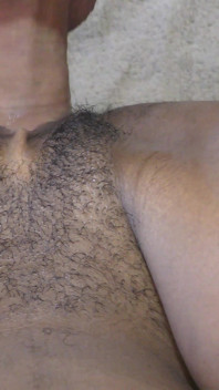 Nice close up interracial creampie with BWC