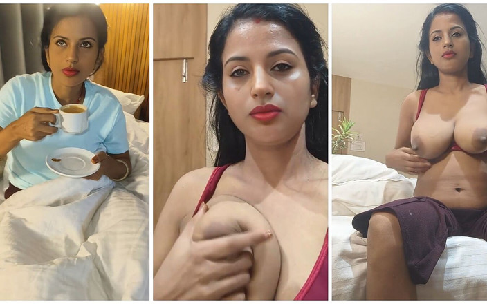 EndedChallenge867: Musim 10 di hotel: Teman wanita India muda panas berkongkek